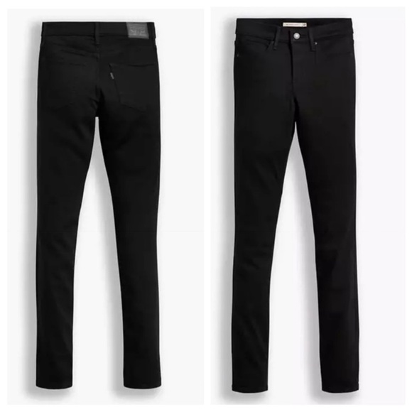 Like New Levi's 311 Shaping Skinny Jeans 28 Long Black Denim Tall Inseam - Picture 3 of 9